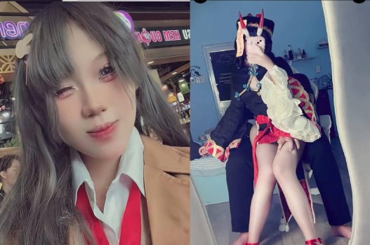 Lộ clip sex em gái cosplay cắm sừng người yêu